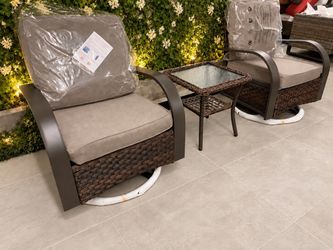 new outdoor bistro set 3 pc
