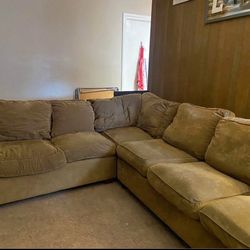 Beige Sectional Couch (perfect)