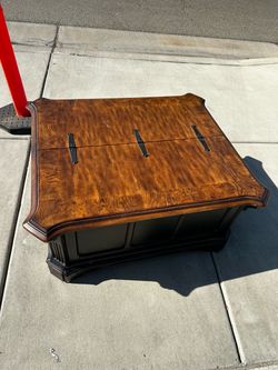 Wood Storage Coffee Table
