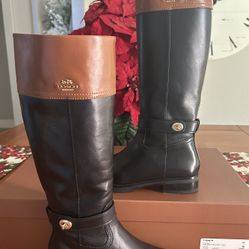 Coach Leather Boots