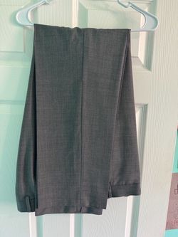 lauren Ralph Lauren Suit Dress Pants Straight Front Gray 38x32