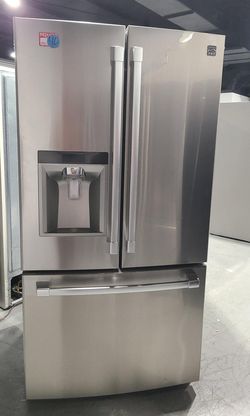 Kenmore 3-Door Stainless Steel Fridge
