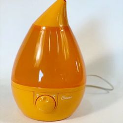 Crane USA Drop Ultrasonic Cool Mist Humidifier Orange Room House Home