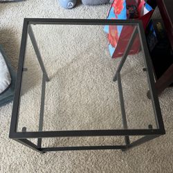 Glass Side Table