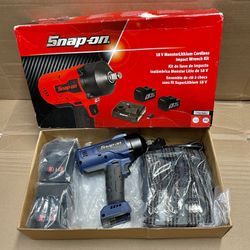 Snap On 18v  1/2"  BRUSHLESS  Impact Wrench Kit  (((( $725 )))) ❗️NEW POWER BLUE  ❗️