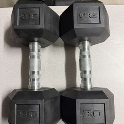 Rogue Fitness Poly Hex Dumbbells 30 Pounds