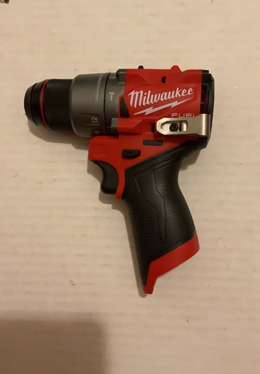 Brand New Milwaukee M12 Fuel Brushless 1/2” Hammer Drill Driver. 75 Firm on Price. 75 Firme en Precio.