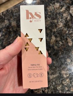 NEW LYS BEAUTY TRIPLE FIX SERUM SKIN TINT FOUNDATION STICK IN MN3 $12!!!