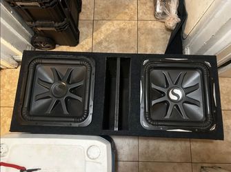 15 Inch  L7 Square Kickers Of 2,000 Watts Each