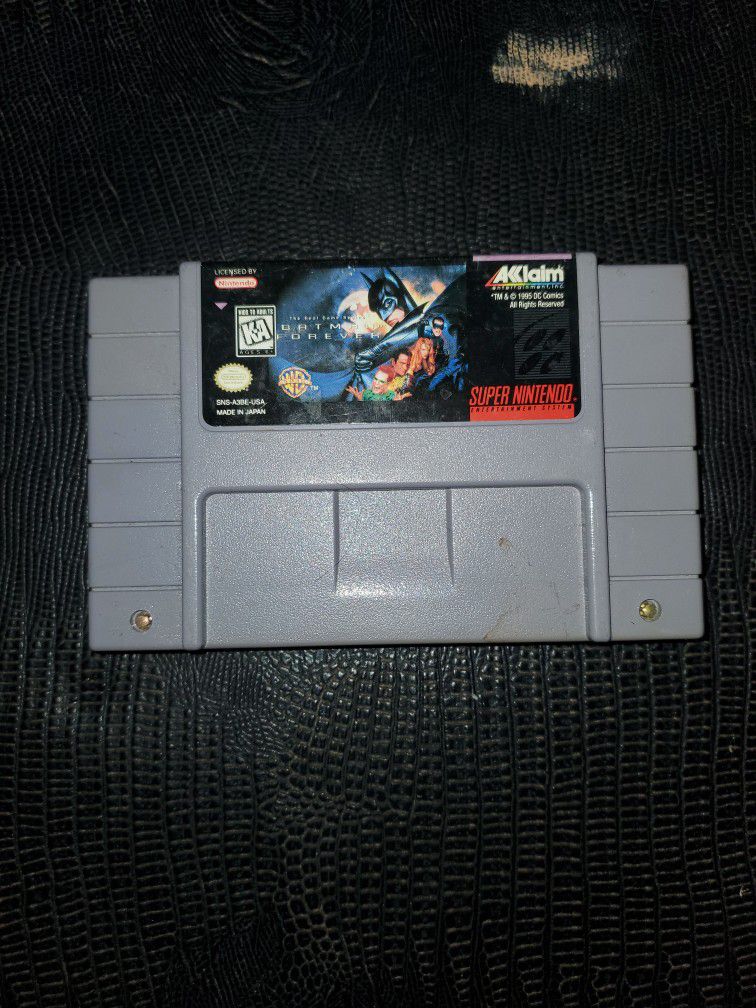 Batman Forever (Super Nintendo) SNES Cartridge Only Tested and Working