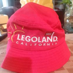 LEGOLAND BUCKET HAT GIRLS PINK NWOT