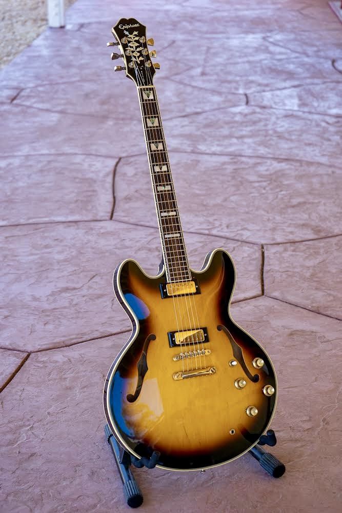 Epiphone Elitist MIJ Sheraton Semi Hollow Guitar