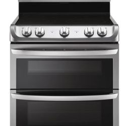 LG 30in Electric Double Oven Range with ProBake Convection