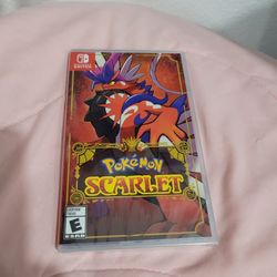NINTENDO SWITCH POKÉMON SCARLET BRAND NEW FACTORY SEALED 