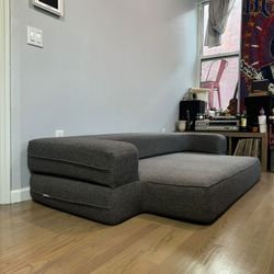 Dark Grey Floor Sofa Bed (Queen size)
