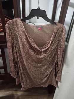 Sparkly Vince Camuto Shirt In Size XL