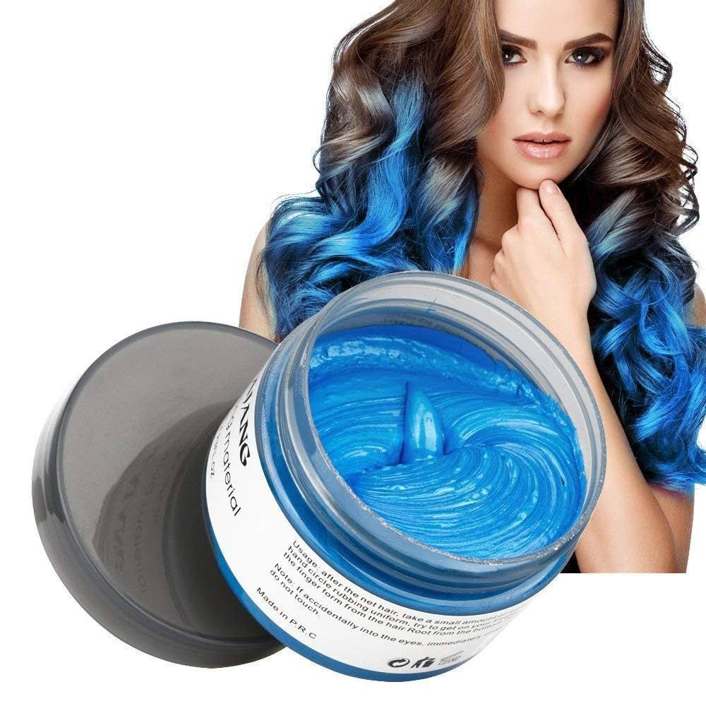 Blue Hair Wax Temporary Dye