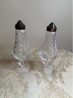 Vintage Waterford Crystal Lismore Shakers Set
