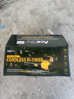 Leaf blower new