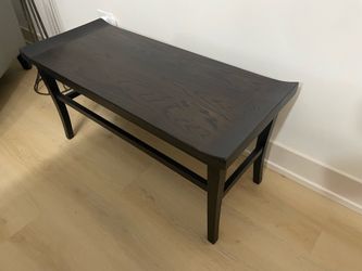 Wood Entryway Bench