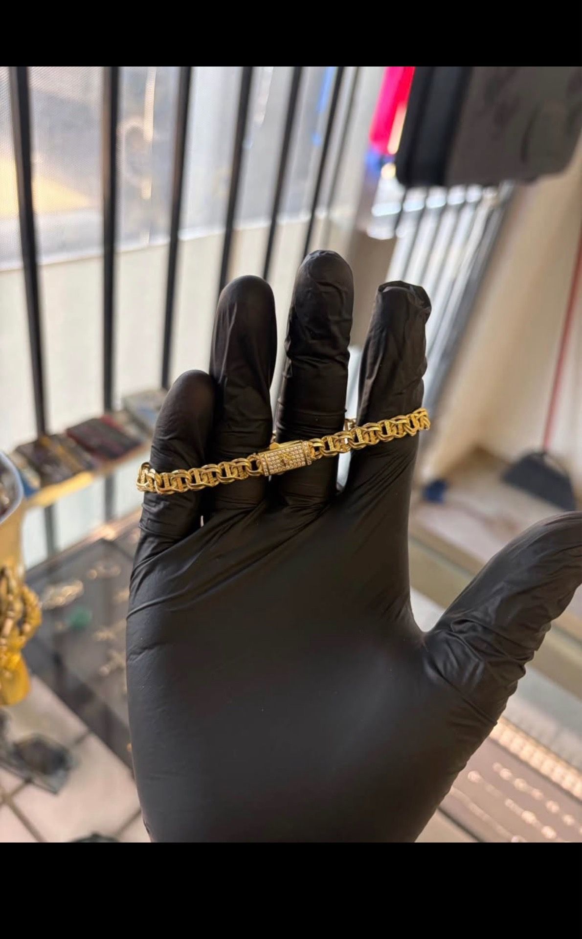 Gold Monaco bracelet