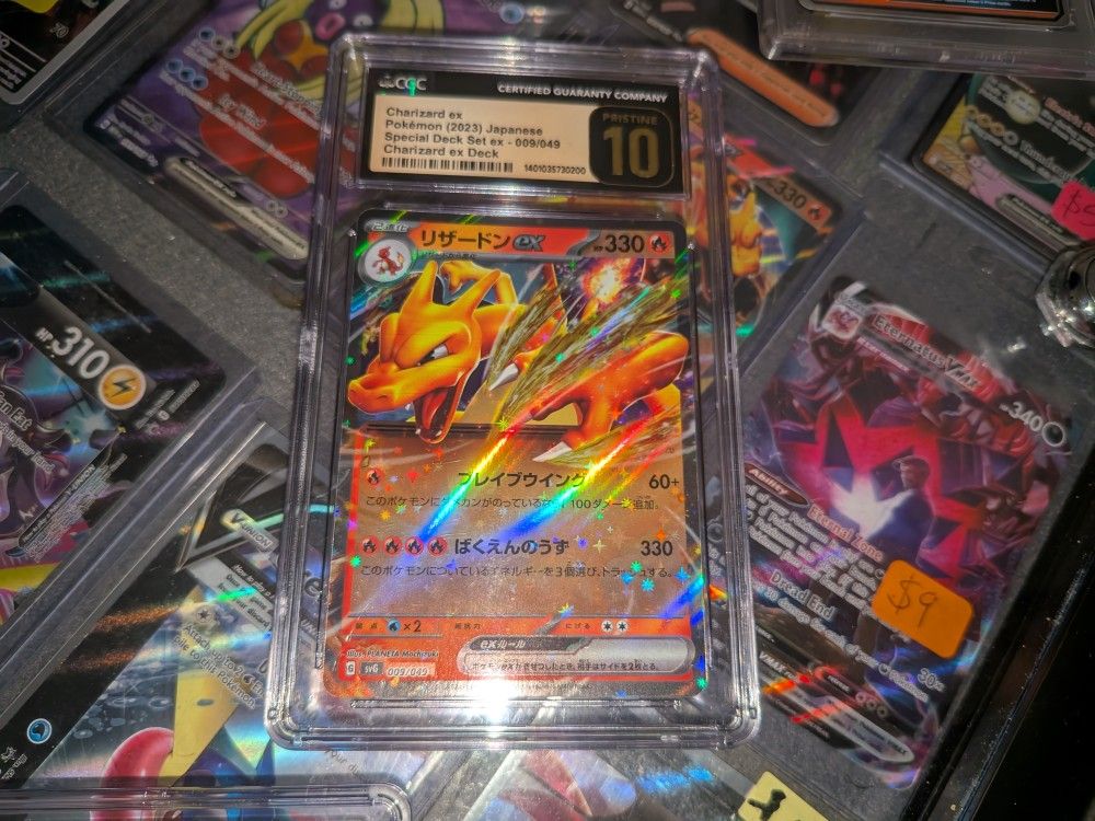 Charizard Ex Special Deck Set Ex 009/049 Pokemon (CGC Pristine 10)