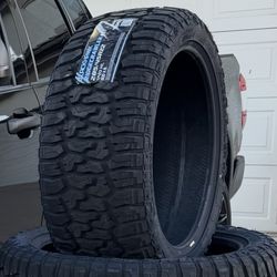 Set Of 4 New Blackhawk Ridgecrawler R/T Tires 285 45r22 114 QXL