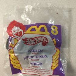 1996 McDonald's Happy Meal Toy Hot Wheels Police Car #8