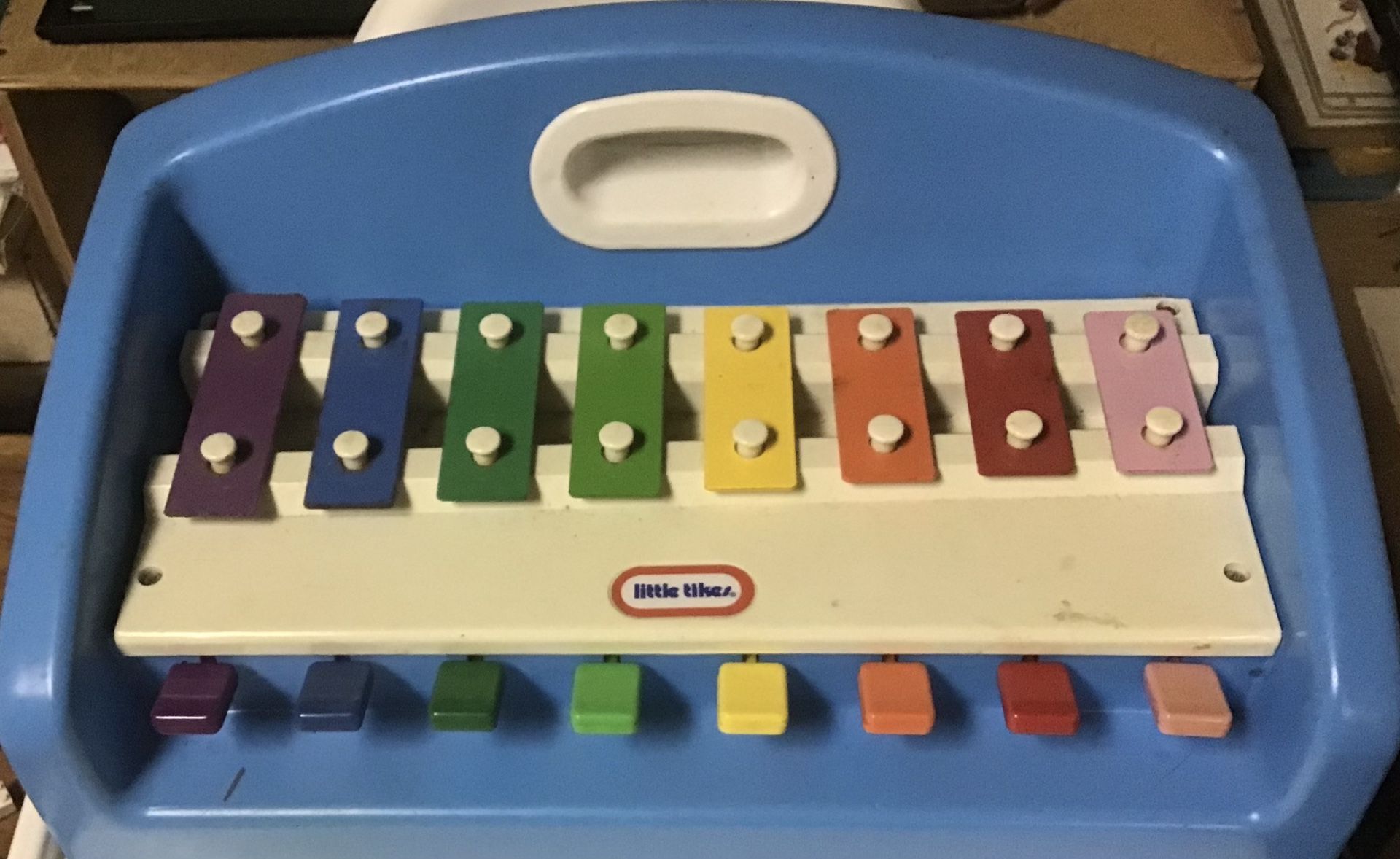 Vintage (1985) little tykes hard plastic toy piano