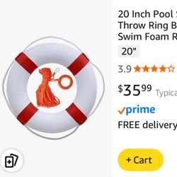 20 Inch Life Preserving Foam Ring 