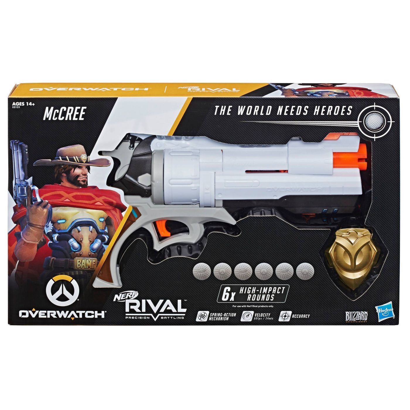 New sealed Nerf Overwatch McCree Toy Gun