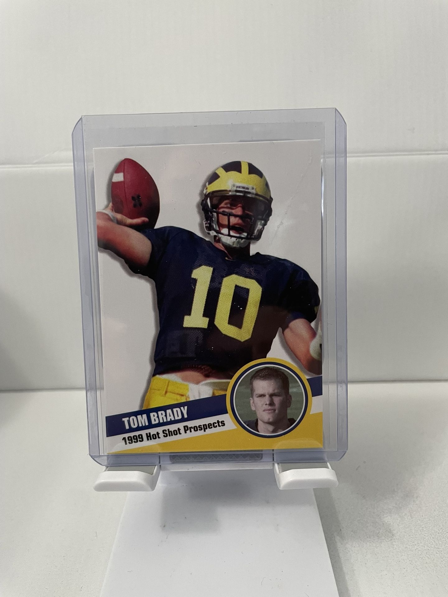 1999 Tom Brady Hot Shot Prospects Card