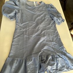 Maternity Blue Dress 