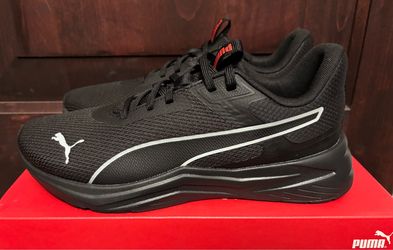 New Men’s PUMA Disperse Black Athletic Soft-Foam Running Shoes (Men’s Size 8.5 & 11) - $35