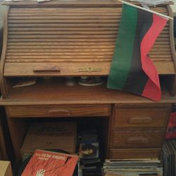 Vintage roll top desk