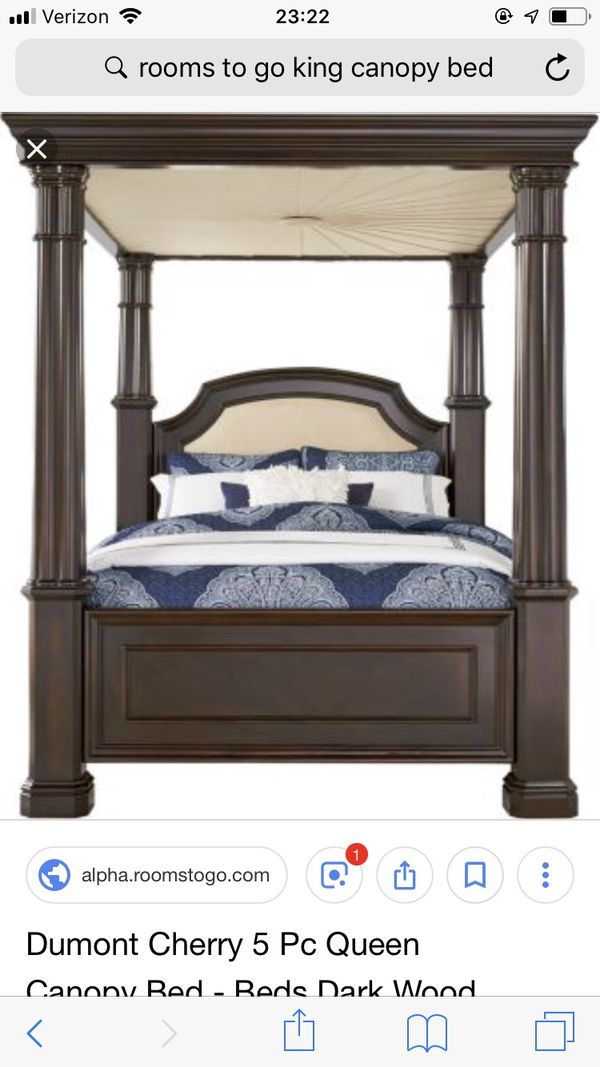 King Canopy Bed From Rooms To Go For Sale In Mcdonough Ga Offerup