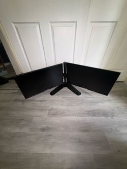 Dual Gaming Monitor Setup with Stand