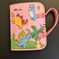 Toddler Busy Board - Montessori Toys - NEW- Sealed In Bag - Winblo Brand - Pink