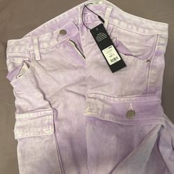 Lavender Cargos Size 13