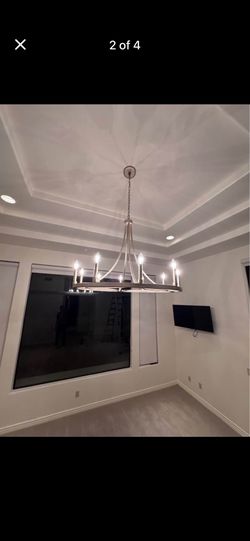 Silver Chandelier 