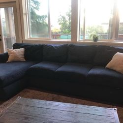 Dark Blue Custom Made Sectional Washable Covers