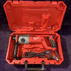 🧰🛠Milwaukee 8 Amp Corded 1” SDS D-Handle Rotary Hammer w/Hard Case GREAT COND!-$160!🧰🛠
