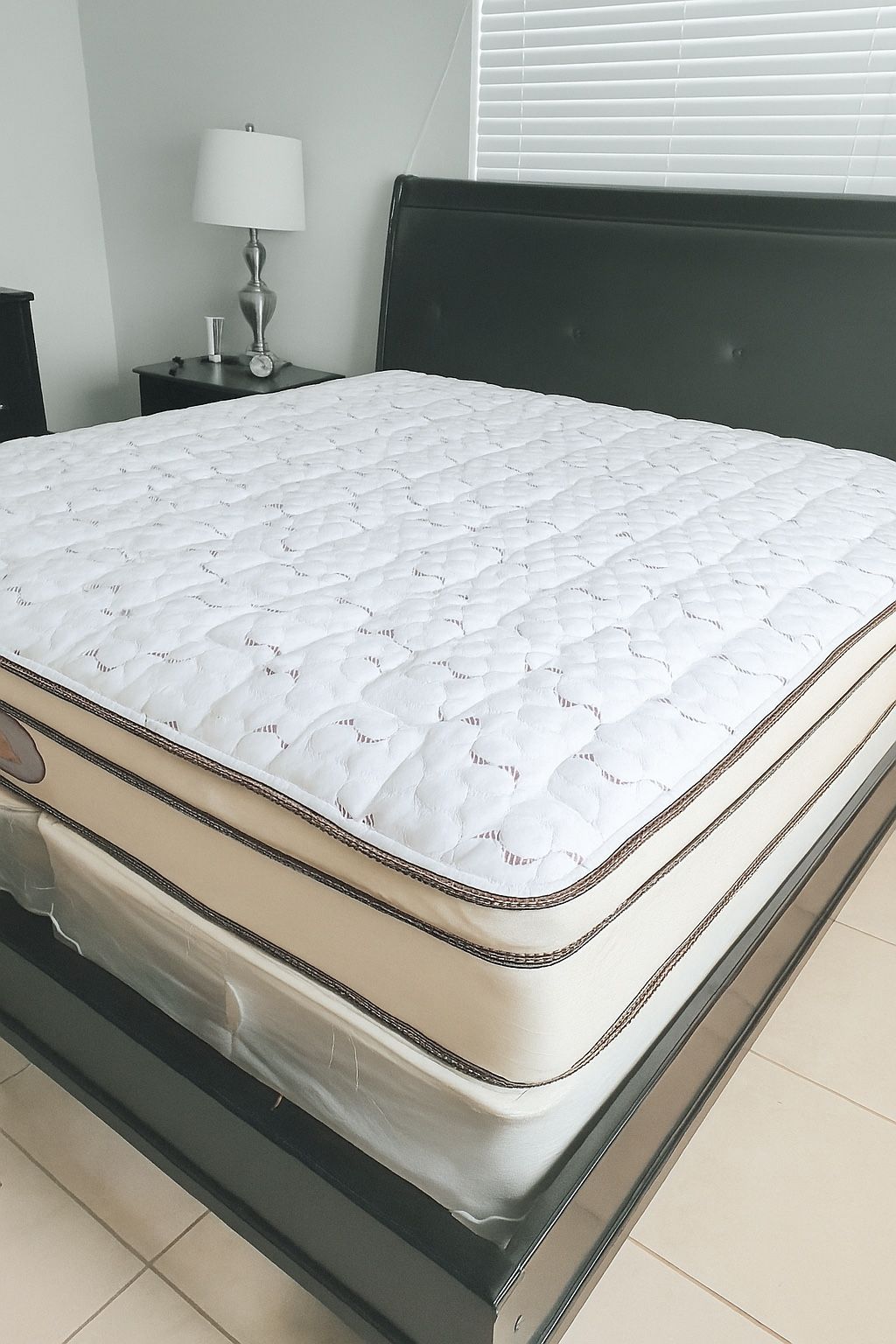 New King Mattress And Box Springs Bed Frame Is Not Included