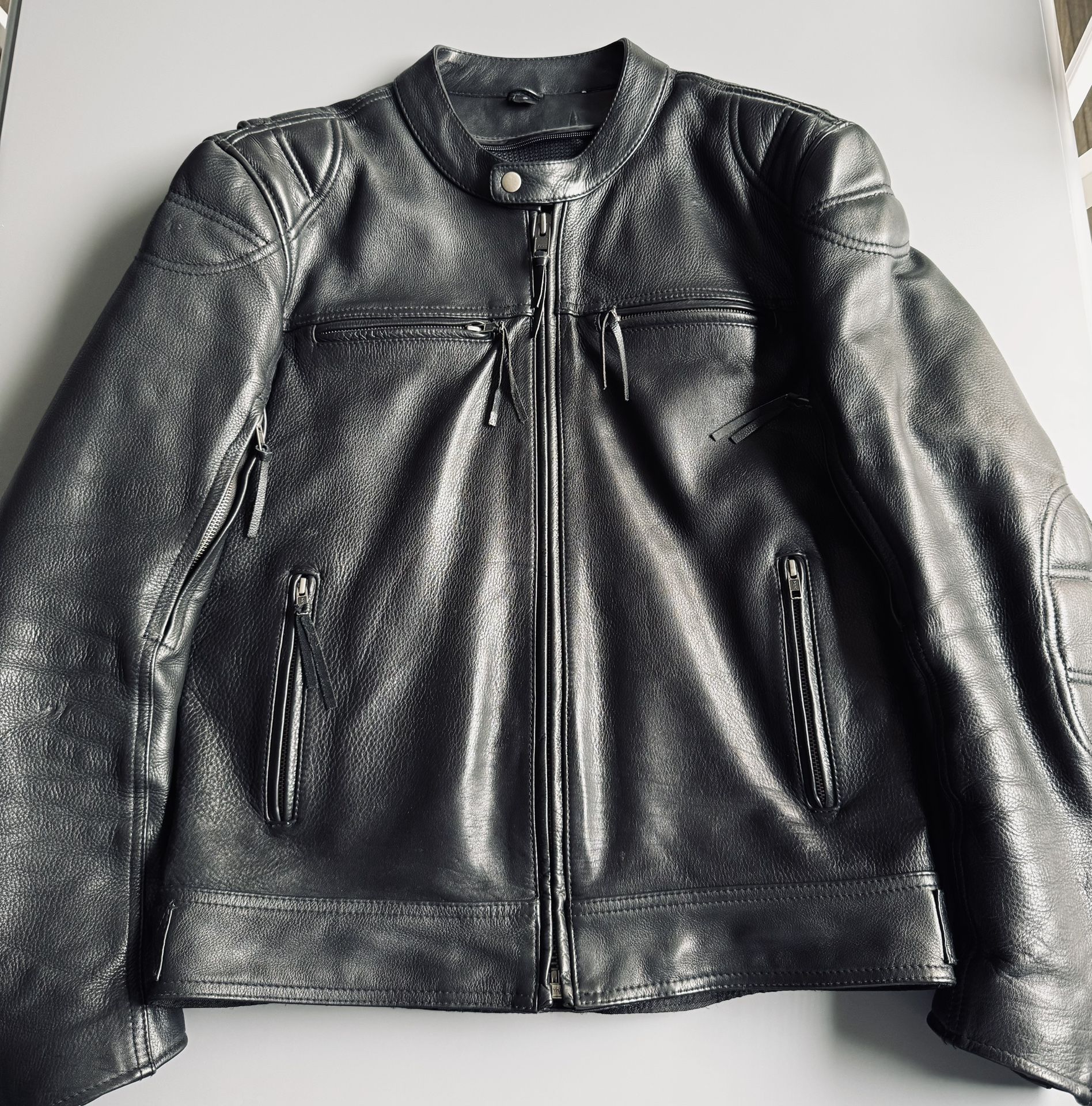 First Manufacturing Motorcycle Leather Jacket