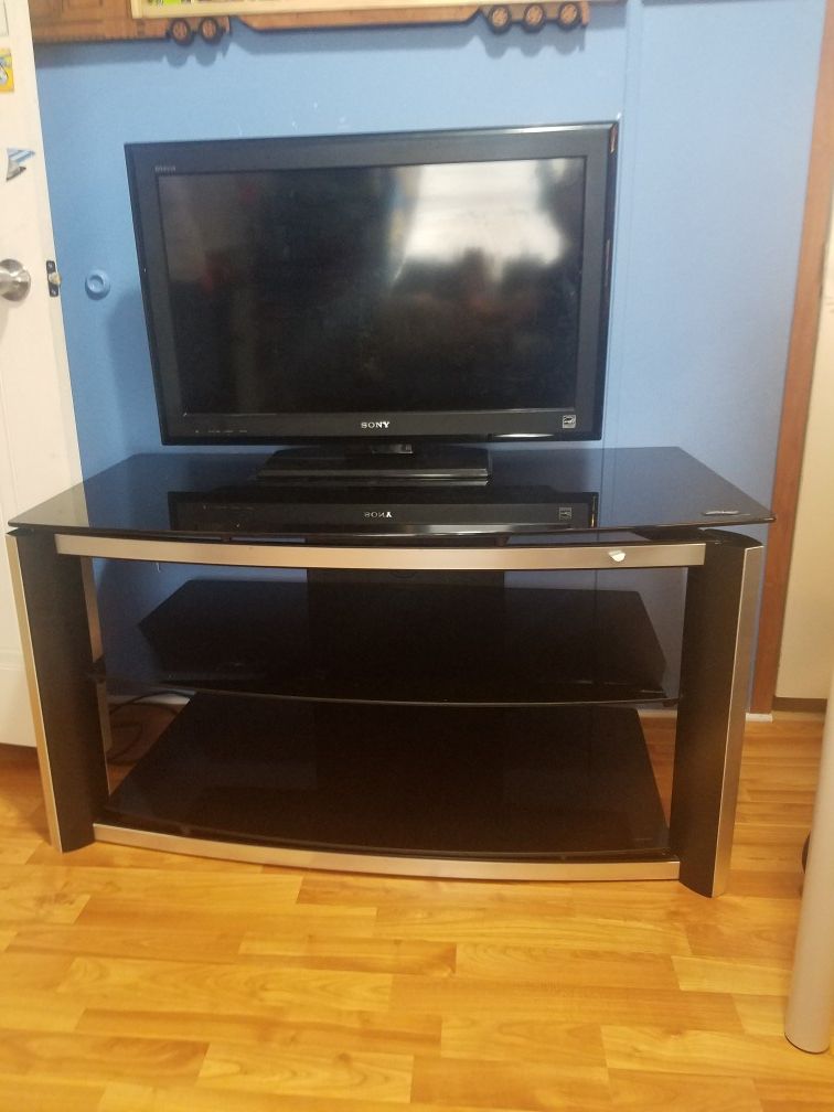 SONY TV and TV STAND ( both for $50)