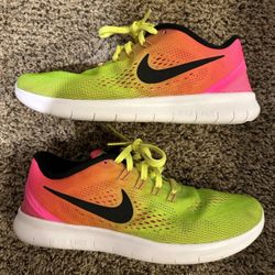 Nike Free Rn Multi Color Women’s Running Shoes 8.5