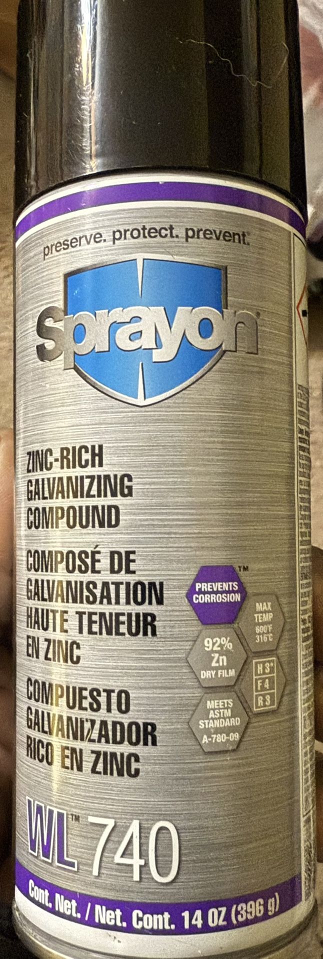 WL740 Zinc-Rich Galvanizing Compound 