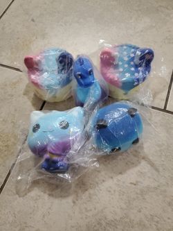 5 Pack Squishie Toys Brand New