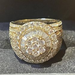 OGorgeous Men’s  Ring 14K Diamonds 4.76 Ct Diamonds
