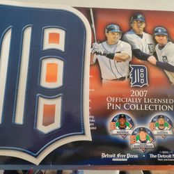 2007 Detroit Tigers Officially Licensed Pin Collection 